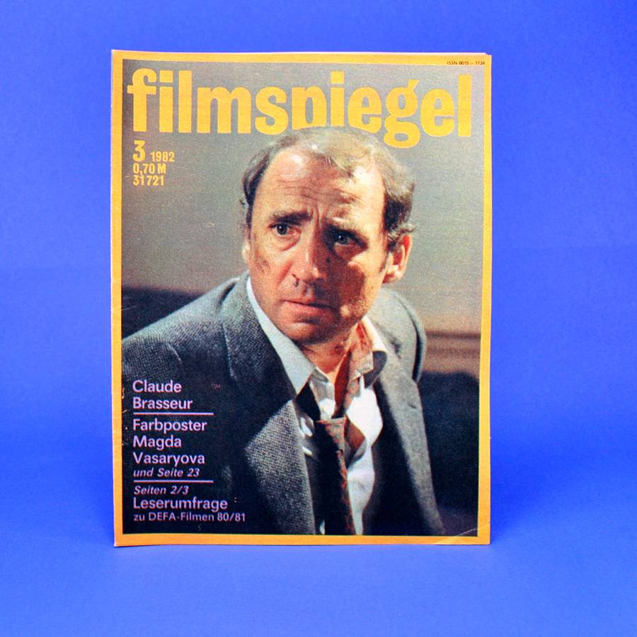 DDR Filmspiegel 3/1982 Die Gerechten von Kummerow Claude Brasseur eBay
